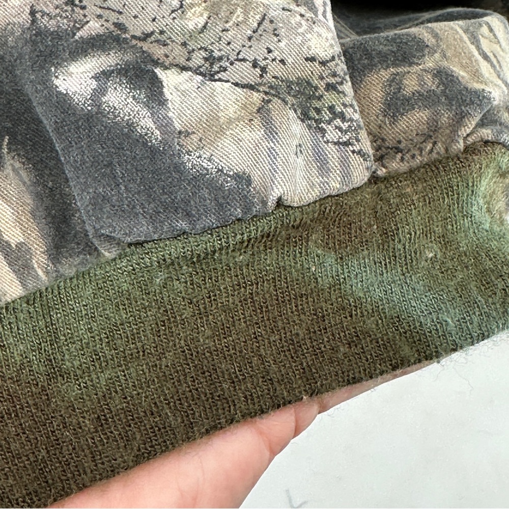 Men’s 3XL Mossy Oak Break Up Camouflage Bomber Jacket Vintage 80’s Camo - Picture 12 of 13